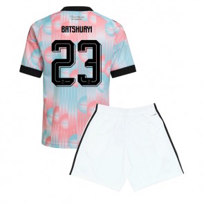 Belgien Michy Batshuayi #23 Replika Bortatröja Barn VM 2026 Kortärmad (+ Korta byxor)
